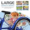 Slsy Adult Mountain Tricycle, 7 Speed Three Wheel Bike, 24/26 Inch Adults Trikes for Seniors with Shopping Basket, Exercise Men's Women's Tricycles #3