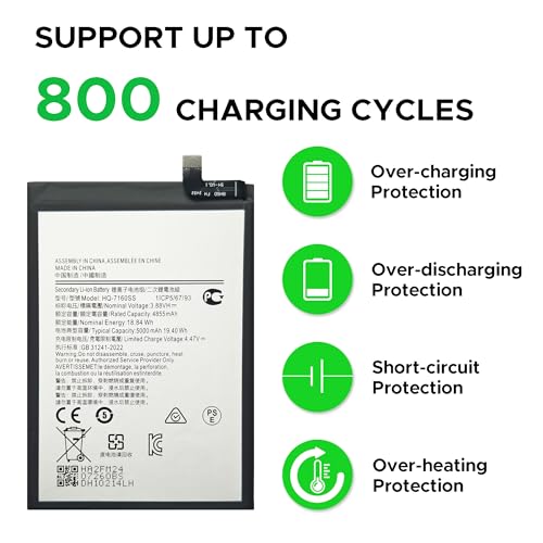 Image of GREEN FUSION for Galaxy A06 4G /5G Battery Replacement Kit HQ-7160SS SM-A065 SM-A066 with Tools