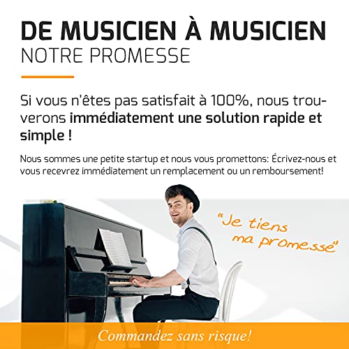 Autocollants pour notes de piano + clavier pour 49 | 61 | 76 | 88 touches + Ebook gratuit | kit complet premium pour… - Les Beatles, Paul McCartney, John Lennon, RIngo Starr, George Harrison Autocollants pour notes de piano + clavier pour 49 | 61 | 76 | 88 touches + Ebook gratuit | kit complet premium pour… – Image 6