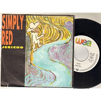 SIMPLY RED - JERICHO - pressed in eec - 7 inch vinyl / 45