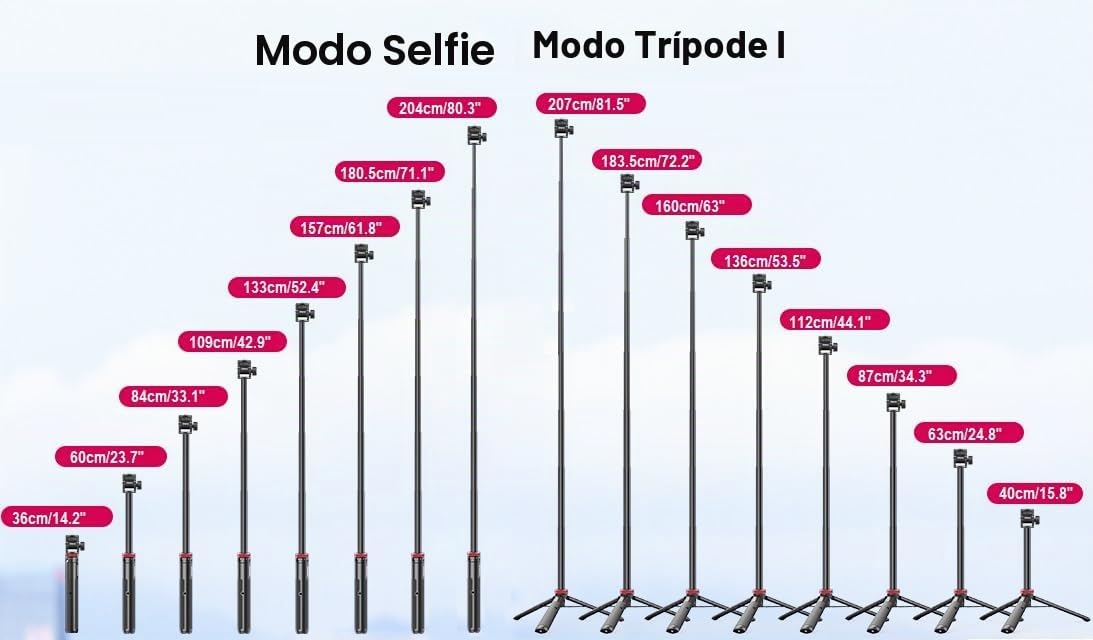 Osmo-Mobile - Soporte para trípode de suelo para DJI Osmo Mobile SE 7P 7 6 5 4 / Osmo-Pocket 3 2 1 / Osmo Action 5 pro 4 3 2 1