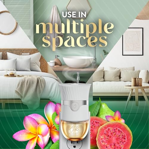 Air Wick Vibrant Plug in Scented Oil Refill, 5ct, Nectarine & Paradise Flower, Air Freshener, Essential Oils - image 5