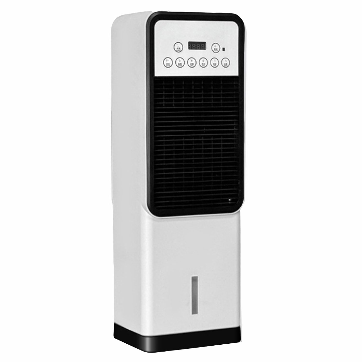 GHHVFEC Portable Evaporative Air Cooler with Remote Control, 3 Speeds, 120° Oscillation, 12H Timer for Indoor Cooling in Rooms and Bedrooms