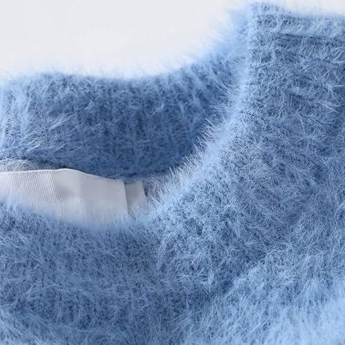 Men's Pullover Sweater Classic Crewneck Long Sleeve Sweater Gradient Casual Knit Sweaters with Ribbing Edge4