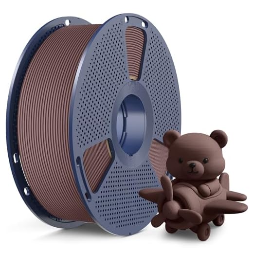 SUNLU High Speed Matte PLA Filament, Up to 600mm/s Fast 3D Printer Filament, Smooth Matte PLA Filament Fits Most FDM 3D Printers, 1KG Reusable Spool, Matte Chocolate