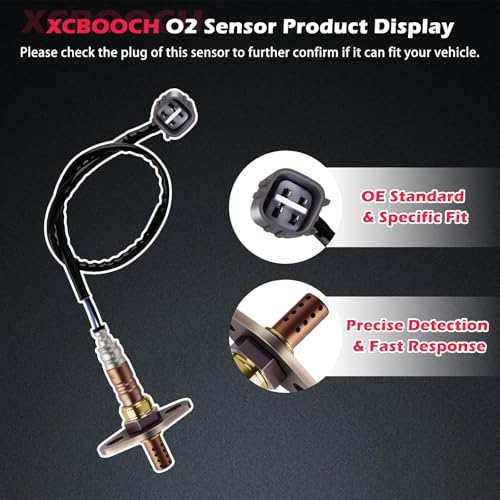 Sensor de Oxígeno Automotriz Set de 2 Compatible con Toyota miniatura 3