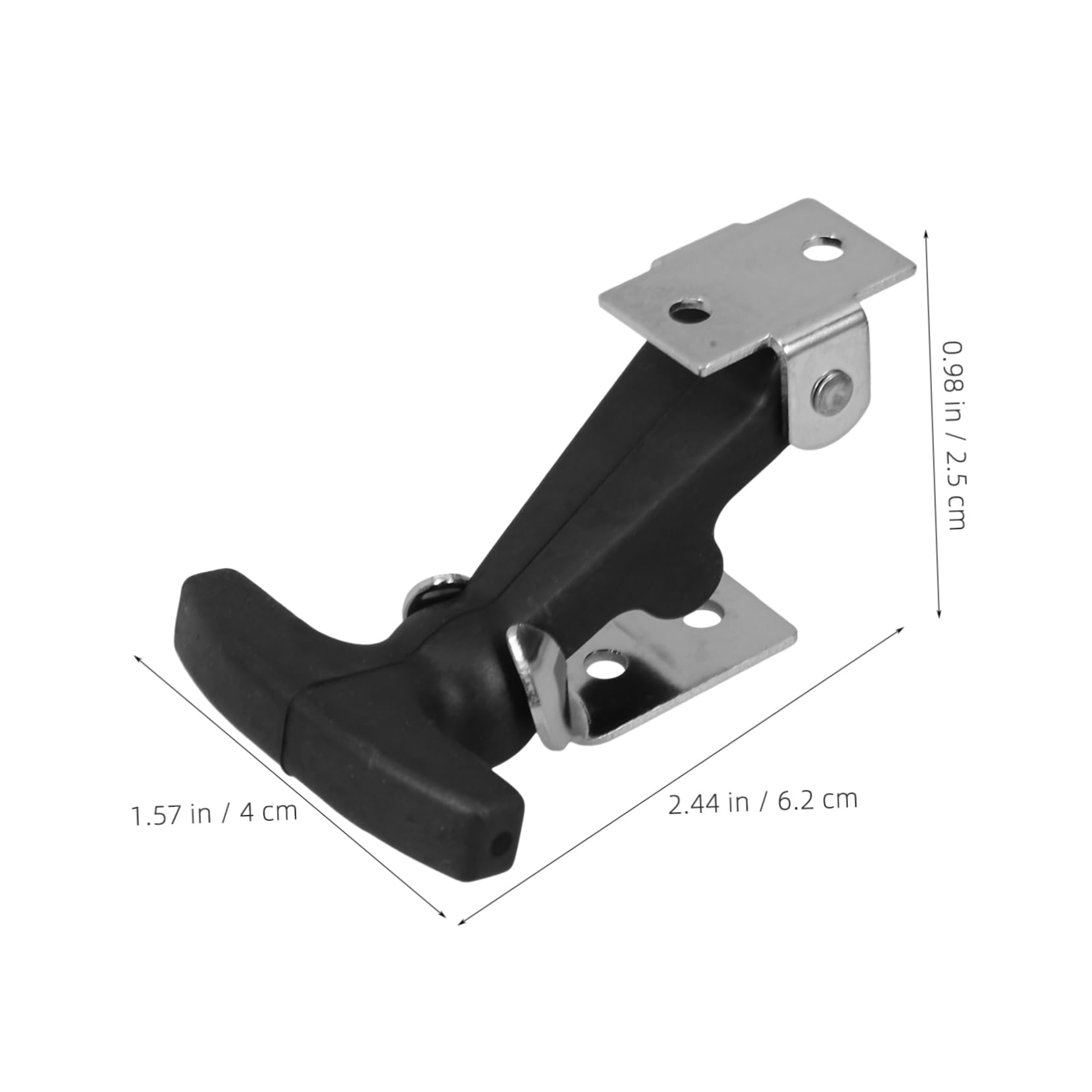 Cabilock Versatile T-Handle Hasp Latch for Toolboxes 2pcs Replacement for Car Hood Catch