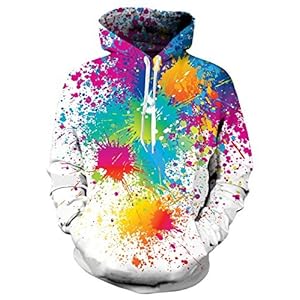 RAISEVERN Unisex Men’s Novelty Hoodies 3D Print Graphics Hoody Fleece Pullover Hooded Sweatshirts