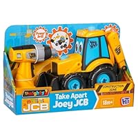 SelectTraders My First JCB Take Apart Joey – Toddler Construction Toy with Drill – Build & Play Digger Truck with Moving Parts – Chunky JCB Vehicle for Kids 18 Months+