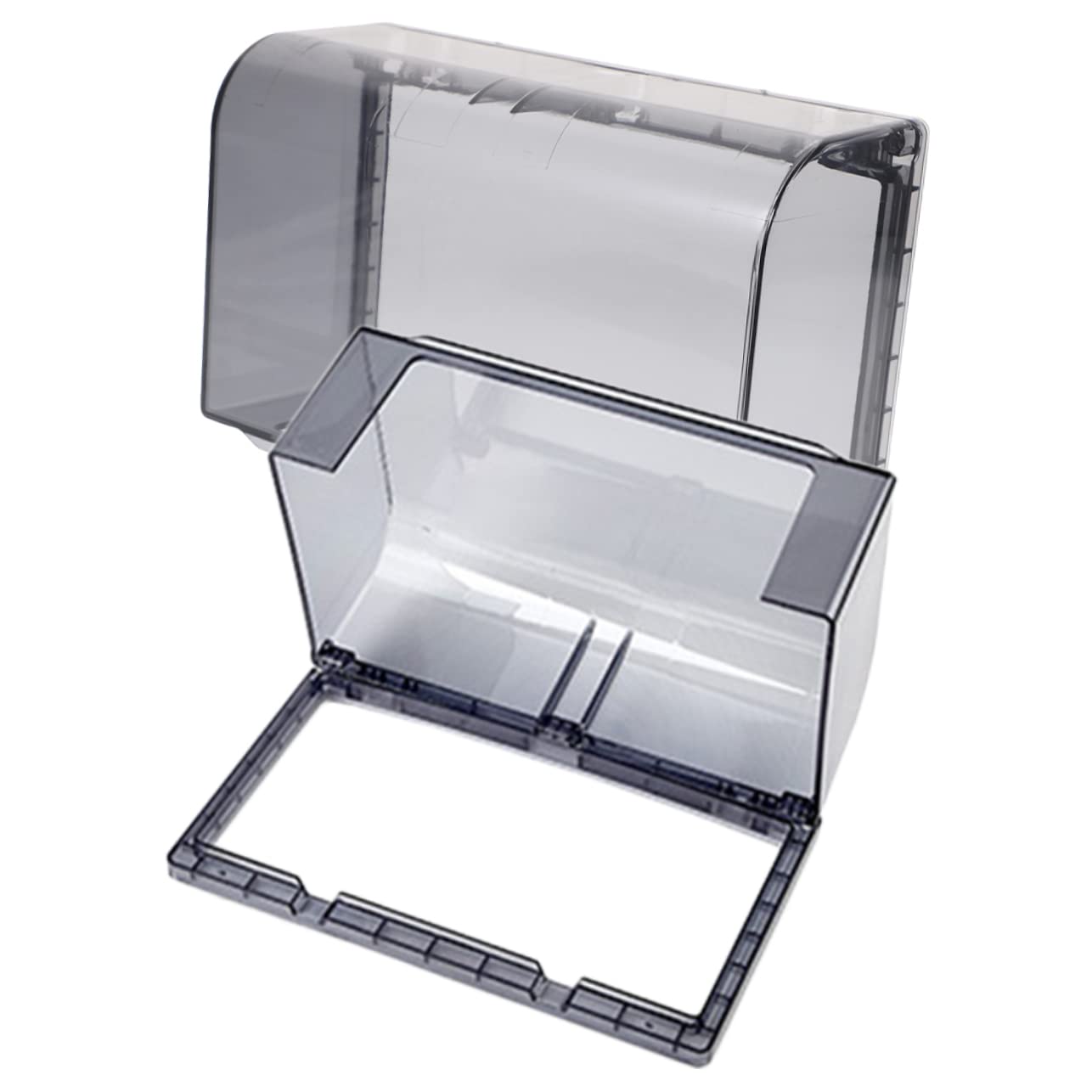 SEWACC 2Pcs Weatherproof Wall Outlet Cover Type Socket Protection Box for Indoor and Outdoor Use Easy Installation Durable Transparent Design for Home Office