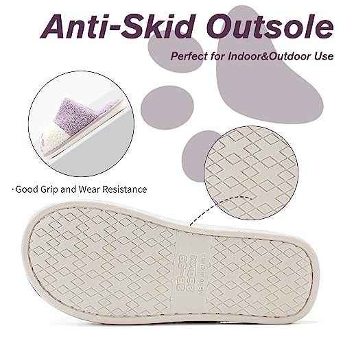 Cute Animal Slippers for Women Men Cozy Dog Paw Memory Foam Non-Slip Women House Slippers for Woman Ladies Indoor Outdoor Bedroom Shoes Gifts for Dog Mom Lover Women Girlfriend4