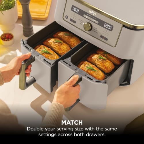 MAX Dual Zone Digital Air Fryer, 9.5L, Stone Gold - Image 4