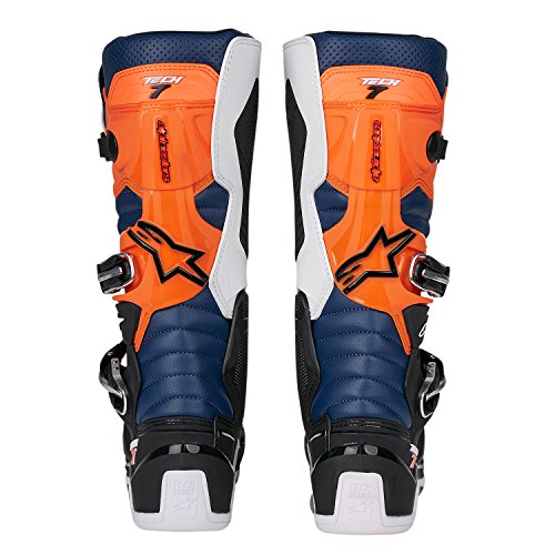 Image of Alpinestars Men's Tech 7 Enduro Drystar Waterproof Motocross Boots, Enhanced Comfort, CE-Certified