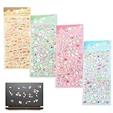 Adesivi Per Bambini Piccoli | Decorazioni Animali Riutilizzabili - Adesivi Cibo Decorativi per Cover Telefono | Per Diario Taccuino Laptop Custodia Telefono Borraccia Ragazzi Ragazze Studenti