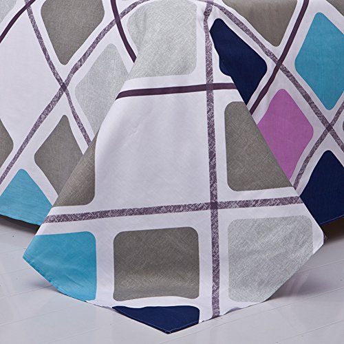 Feuilles imprimées de sergé de coton pur drap plat couverture lit 230x230