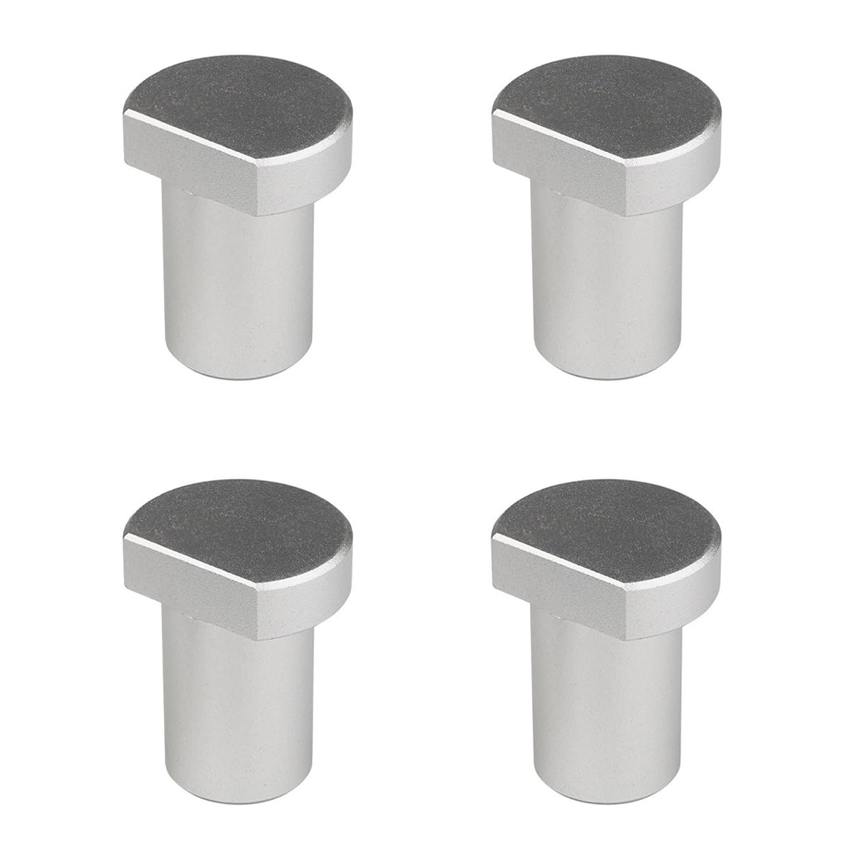 POFET Pack of 4 Bench Dog Bench Hooks 20 mm, Aluminum Alloy Bench Dogs Bench Stops Bench Dog Clamp for T-Track