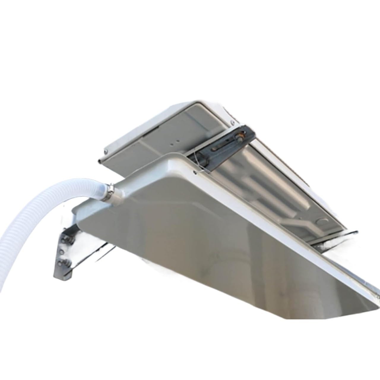 Bac de récupération de climatiseur universel en métal galvanisé 1-2P avec tuyau 81x24cm