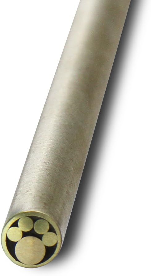 Mosaic - USA KMS Mosaic Pin for Knife Handle 3/16" x 11" Brass #100-1