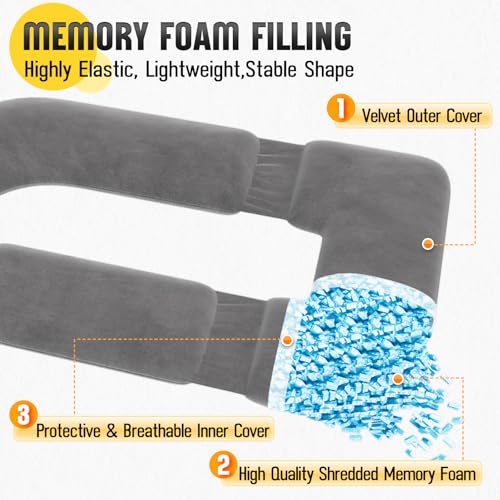 AS AWESLING U Shaped Body Pillow