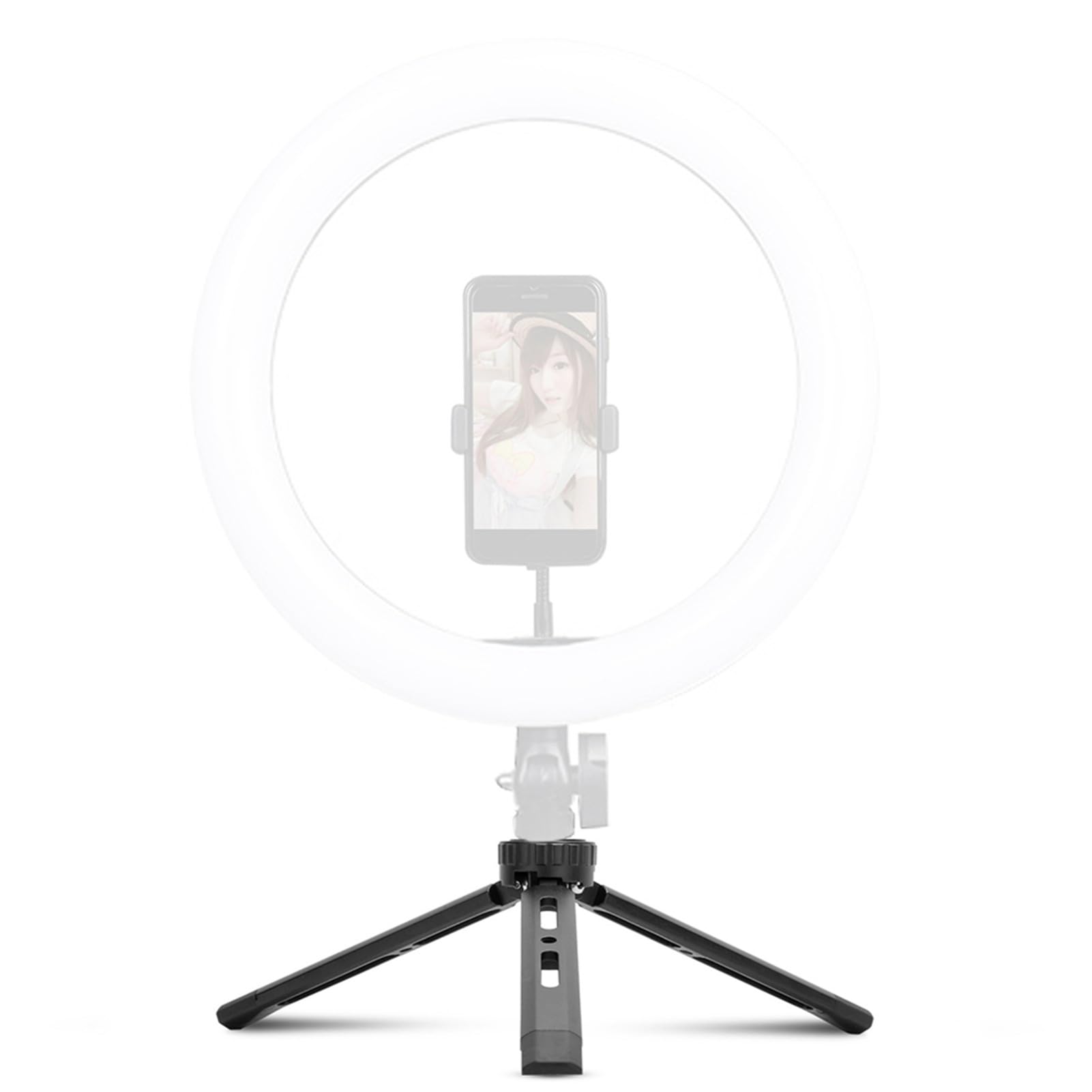 Treppiede Da Tavolo in Lega Di Alluminio Pieghevole Regolabile Con Vite Di Montaggio Per Fotocamere Dslr Mirrorless e Telefoni