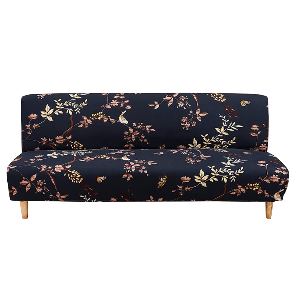 WJHDWYD 3 seater sofa bed cover without armrests Stretch sofa cover clic clac Without armrests Cover for sofa bed clic clac Printed(Z1,M)