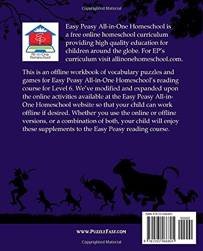 EP Sixth Reader Workbook: Part of the Easy Peasy All-in-One Homeschool (Ep Reader) - Image 2