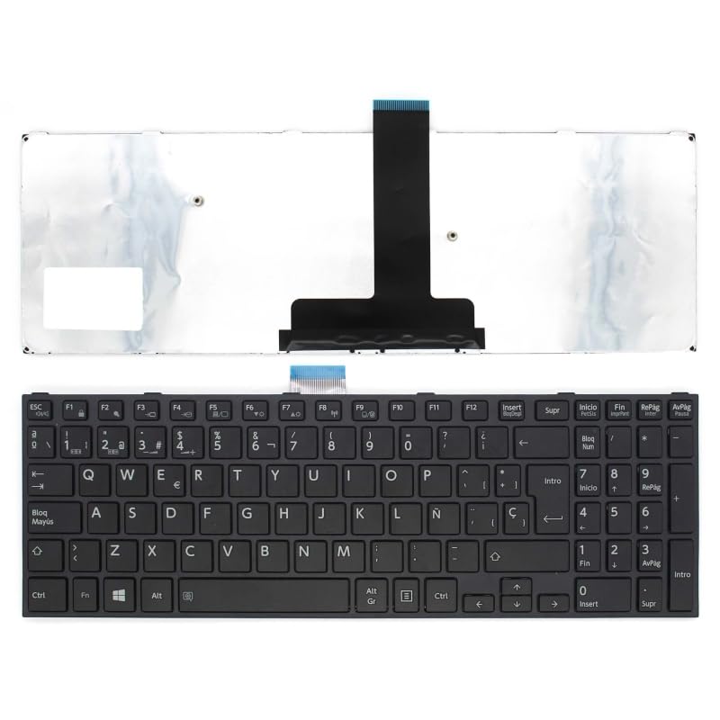 Teclado Compatible con Toshiba Satellite Pro R50 C Series MP 14A7600 3561S G83C000GJ5Z