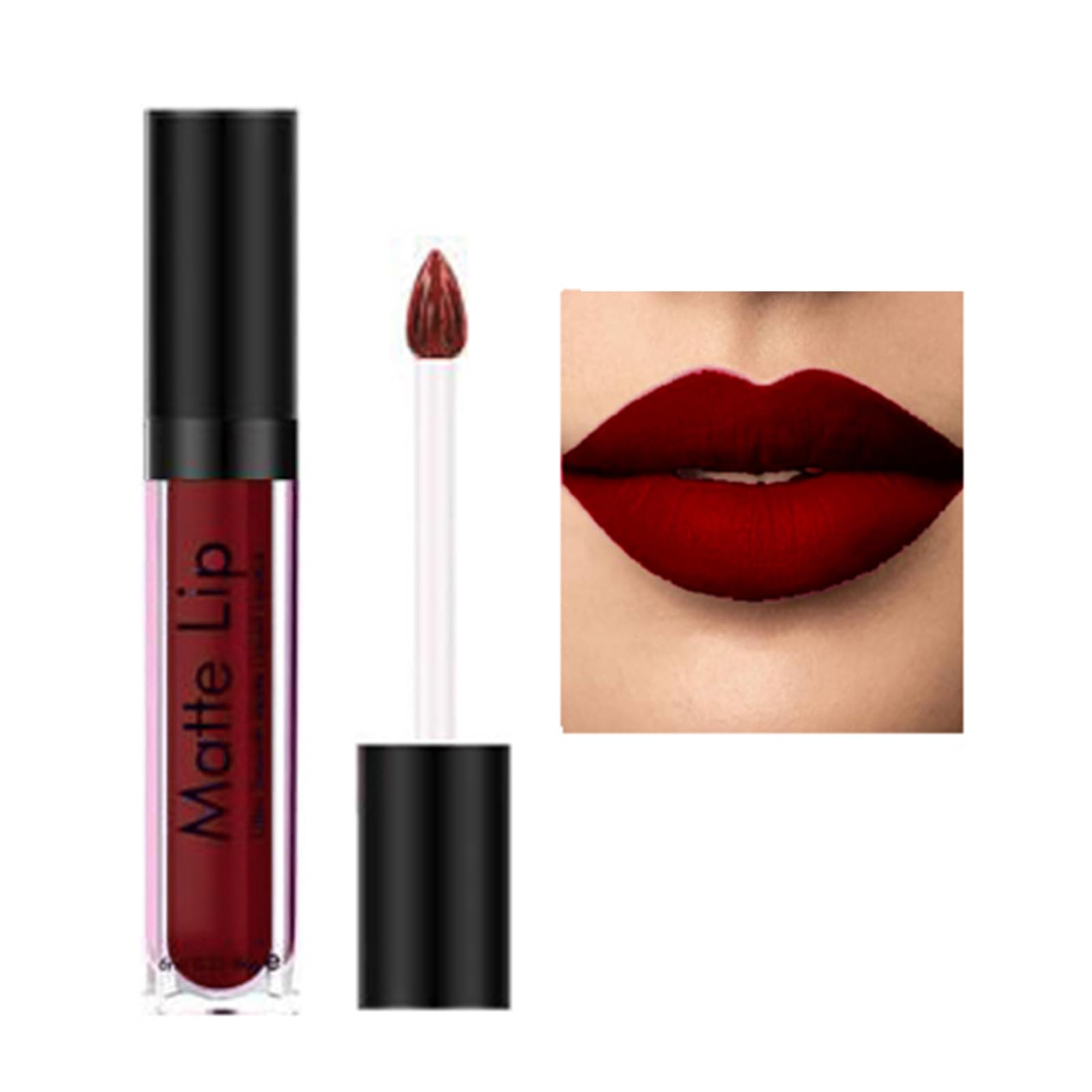 BLUSHIS Non Transfer Smudge Proof, Water Proof, Vibrant and Long-Lasting Lipstick for Women - Enhance Your Beauty with Bold Color, Maroon