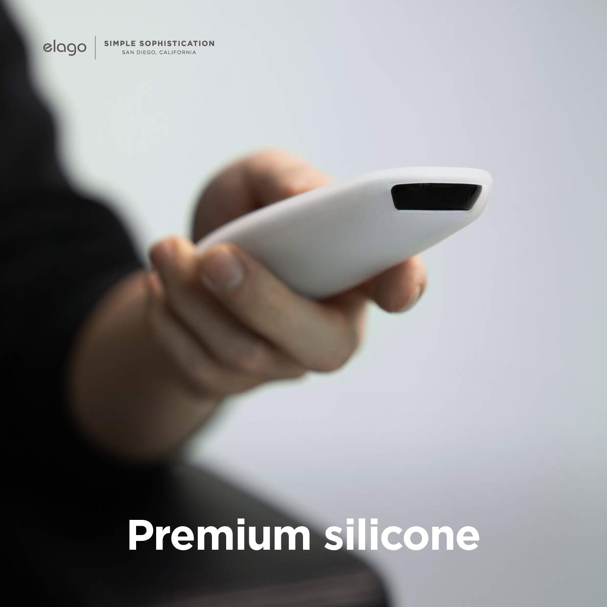 elago Coque en Silicone pour PlayStation 5 Media Remote | Compatible avec la Télécommande Média PS5 (Blanc)