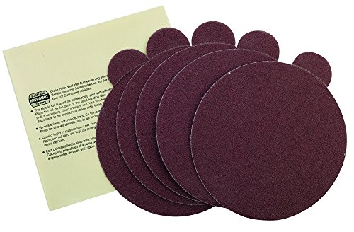 Proxxon 28 160 Discos de Lijado Autoadhesivos de Corindón Refinado para TG 125/E, Grano 80, Caja de 5