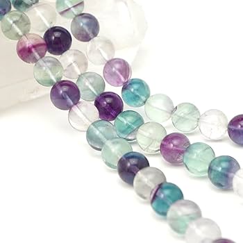 全粒虹入り　フローライト　12mm　天然石　ブレスレット Amazon.co.jp: レインボーフローライト 12mm 丸玉 蛍石 ビーズ