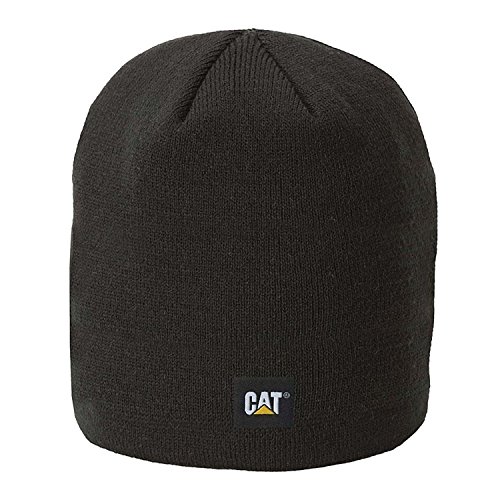Caterpillar Logo Knit Cap Men One Size Black