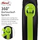 flexi® Neon S Gurt 5 m schwarz, neon-grüner Gurt, reflektierende Seitenfläche, Roll-Leine für Hunde bis 15 kg