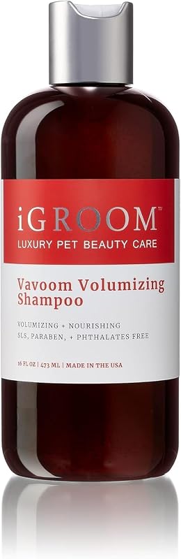Shampoo volumizador para cães iGroom Vavoom, fórmula leve, 480 mL