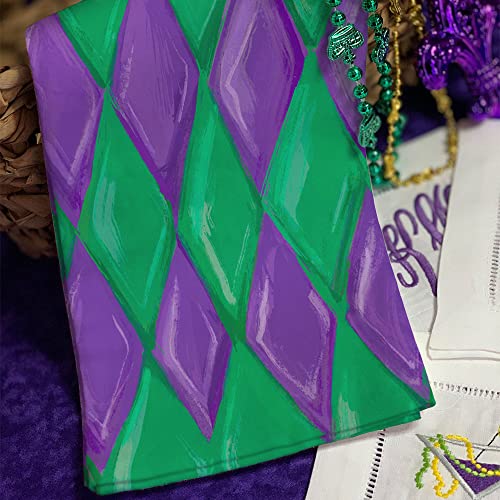 Arkeny Mardi Gras Kitchen Towels For Mardi Gras Décor Watercolor Fleur De Lis Dish Towels 18X26 Inch Ultra Absorbent Bar Drying Cloth Tea Sign Hand Towel For Mardi Gras Carnival Decorations Set Of 2 #TOP5