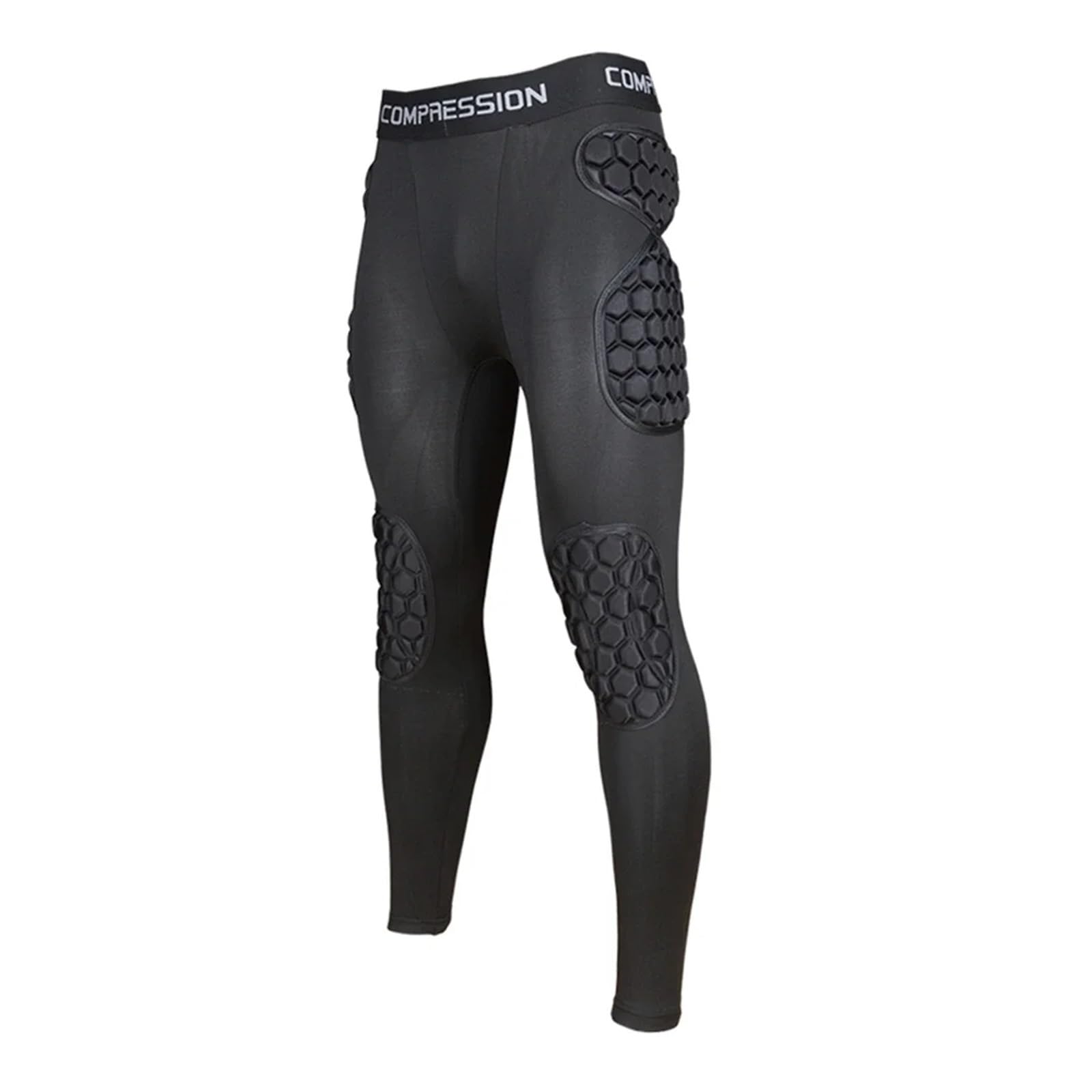 Camiseta de fútbol Acolchada Pantalones de Entrenamiento Portero fútbol, ​​Camisetas, equipación Completa con Rodilleras y Coderas Acolchadas, protección alveolar Integral