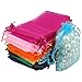 G2PLUS 100PCS Sacs Organza,Sachets Pochettes Cadeau en Organza Sac à bijoux,Sachets pour Lavande Idéales pour Bijoux Cadeaux Bonbons Marriage-10x15cm