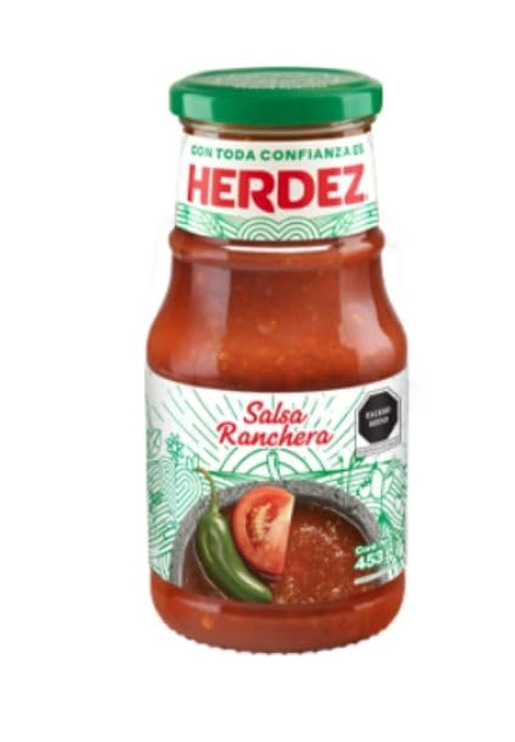 Salsa Ranh Authentic Mexican Flavor Sauce -453 gm