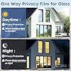 rabbitgoo Heat Reflective Window Film Privacy Film for Glass Windows, One Way Mirror Tint Sticker Sun Blocker, UV Glass Sticker Mirror Heat Reflector Thermal Solar Vinyl Silver 90x300cm #2