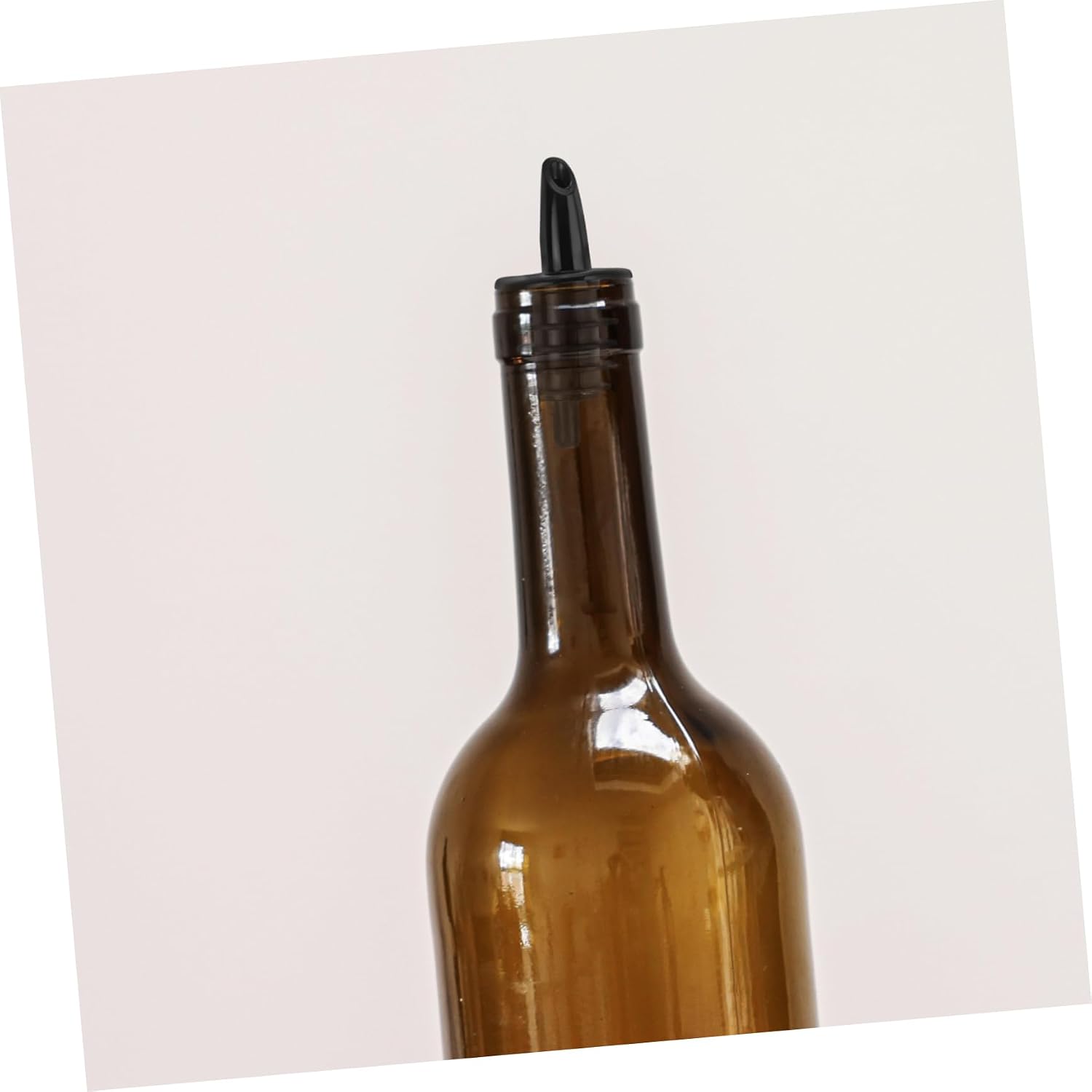 ULTECHNOVO 36pcs Multi-purpose Plastic Oil Pourer Reusable Dispenser Spouts for Wine Vinegar Oil Sauce Bottles Black