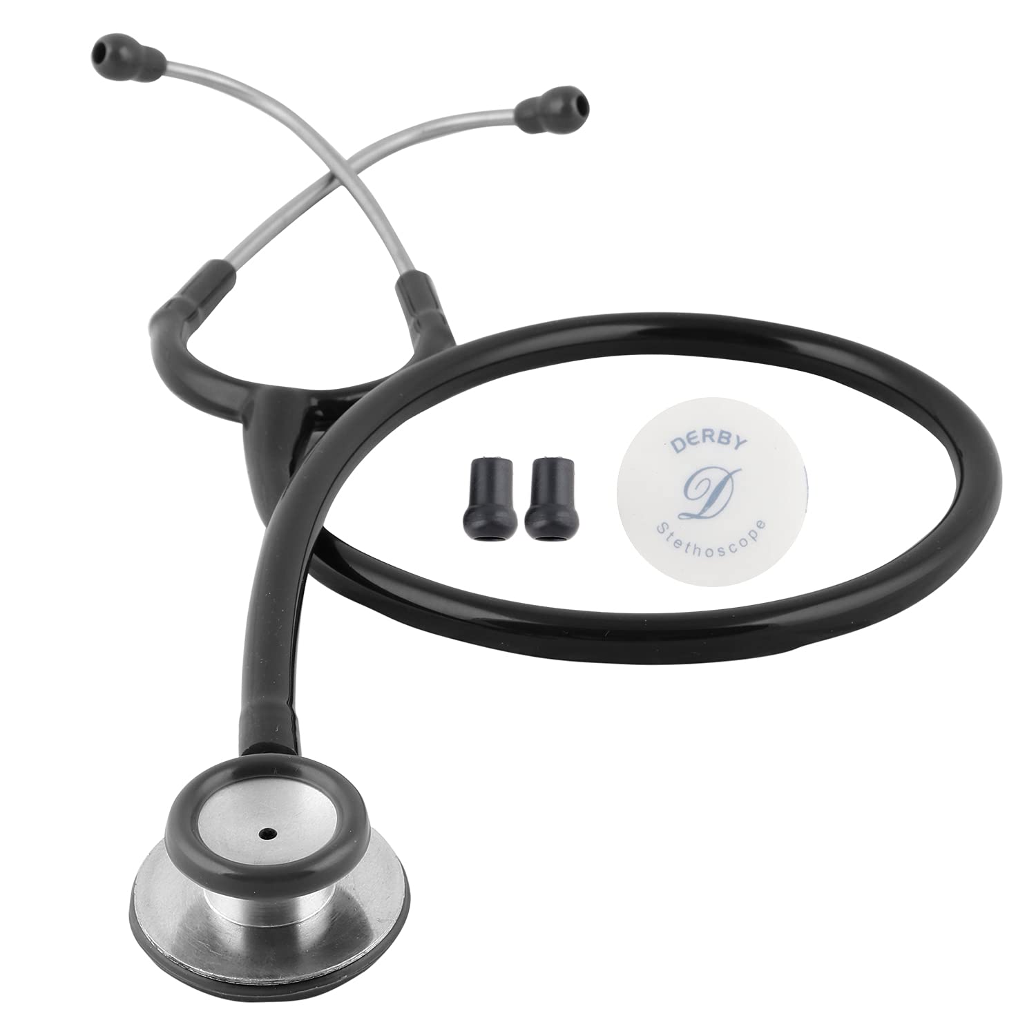 Oriley Max Tone Stethoscope Heart Beat Monitoring Chest Piece Medical Instrument for Doctors, Nurses (Black) (B09D2DK7BH) Amazon Price History, Amazon Price Tracker