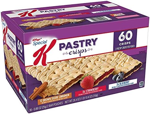 Kellogg's Special K Pastry Crisp 2 Pastry Crispper Pouch 30/0.88 Oz Net Wt 26.4 Oz,, ()