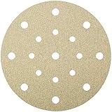 Revestimiento: semi-abierto Klingspor 143132 Discos con Soporte de Papel con Sujeción Velcro, PS 33 CK, 80 Grano, 150 mm Diámetro, GL S2 Forma de Perforación