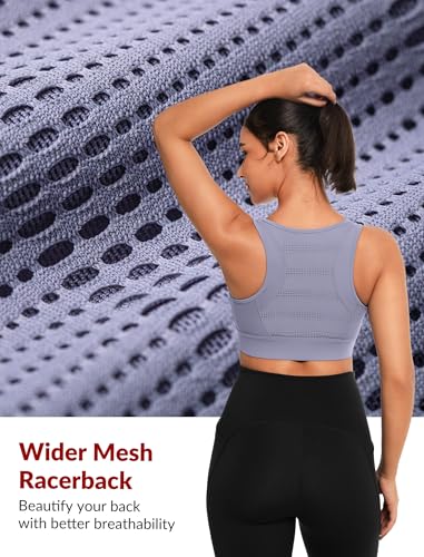 Image of Yvette Front Closure High Impact Sports Bra for Women | Cup Sizes A to DDD Up to 5XL, Sewn in Pads, No Underwire, Breathable Fabric Moisture-Wicking, Easy on and off, Full Coverage
