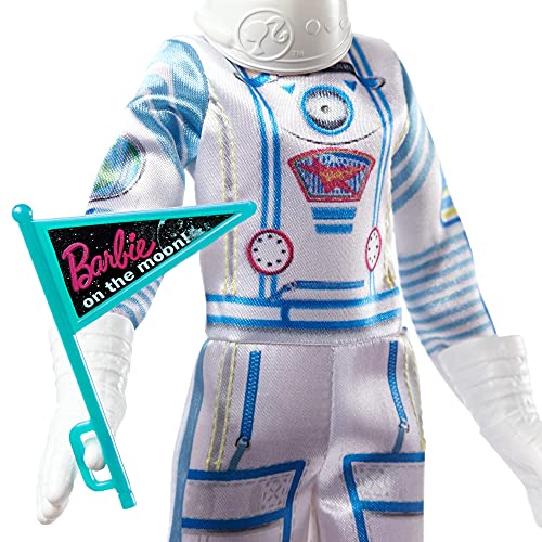 Barbie GTW30 - Weltraum Abenteuer Astronautin Puppe, blond, mit Raumanzug, Helm und Zubehörteilen, ab 3 Jahren – Bild 6