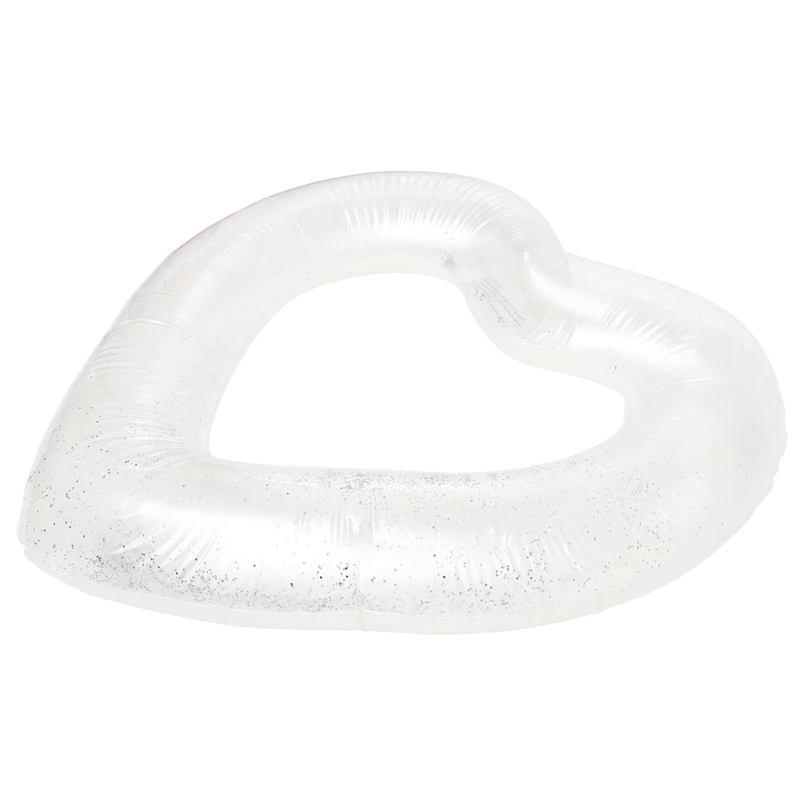 TOYANDONA Anillo de natación en Forma de corazón Anillos de Piscina inflables balsa Flota hinchables Pool Party Juguete de Piscina de Verano Anillo de natación Inflable de polivinilo
