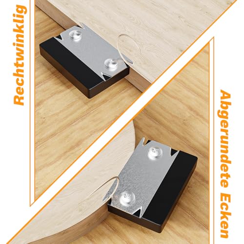 Kantenschneider Umleimer,Einhandhobel für Holzbearbeitung,Manueller Kantenschneider mit 1 Ersatzklinge,Rutschfest Kantenhobel für PVC,ABS,Holz