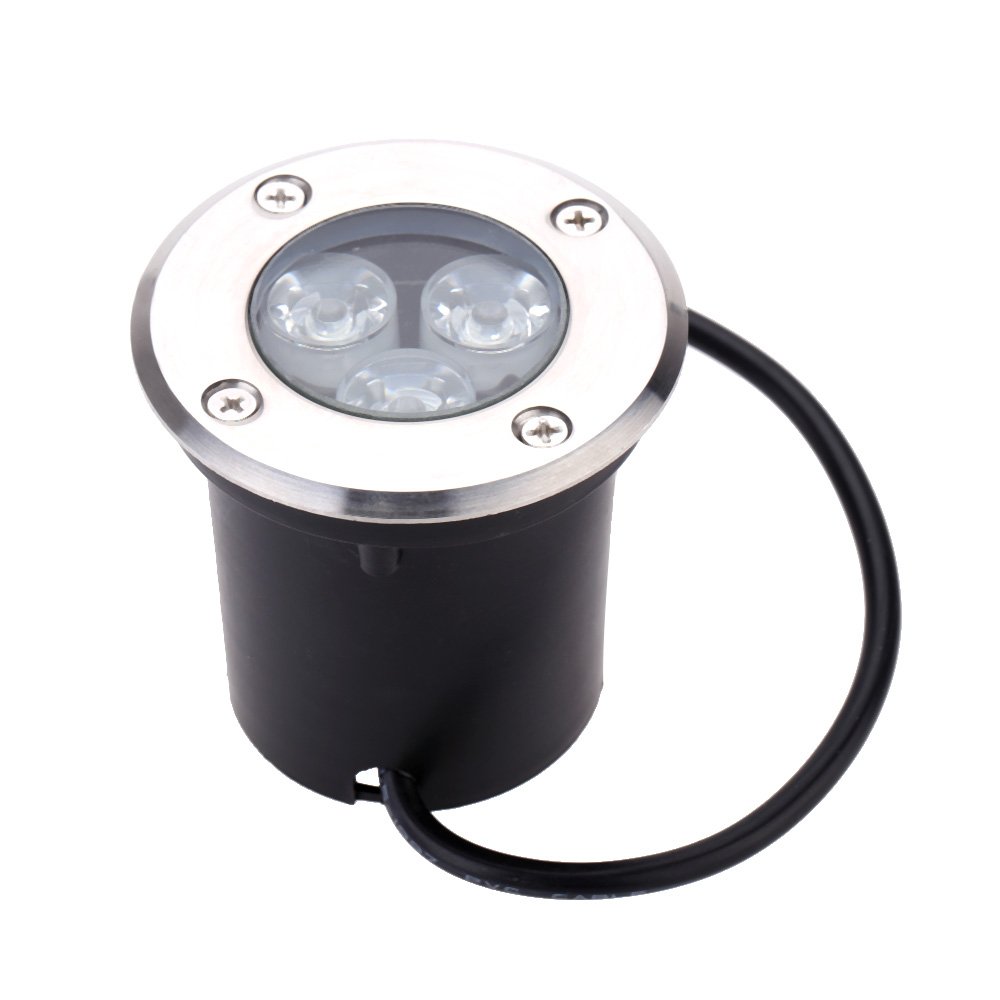 Walmeck 3W LED Outdoor Ground Garden Path Floor Underground Buried Yard Lamp Spot Landscape Light IP67 Waterproof AC 85-265V-image-35