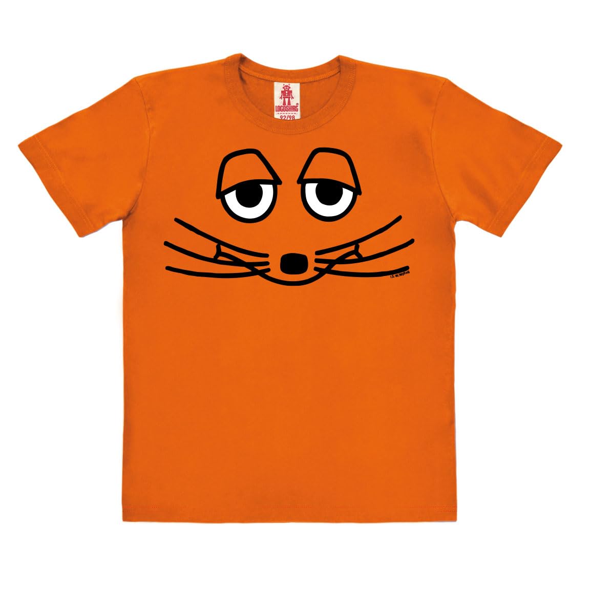 Logoshirt® Die Sendung mit der Maus I Myszka I Buźka I Koszulka organiczna I Z nadrukiem I Dziecięca I Dziewczęca i chłopięca I Licencjonowany oryginalny design