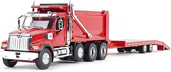 Amazon.com: First Gear 1/64 Red Western Star 49X w/Ox Bodies Dump